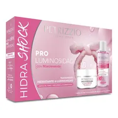 PETRIZZIO - Set Hidra Shock Pro Luminosidad Crema + Agua Micelar + Cintillo