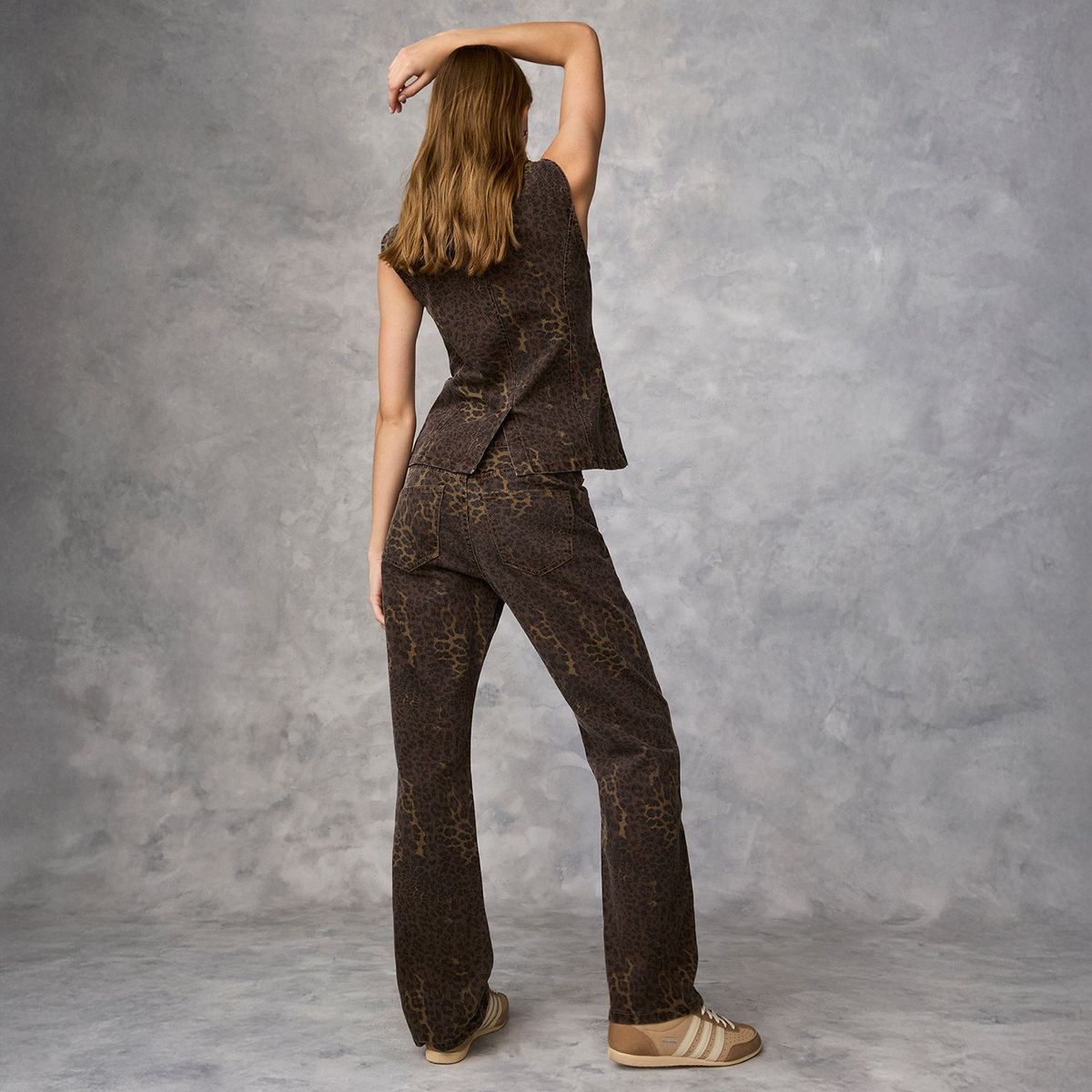 SYBILLA - Jeans Straight Tiro Medio Mujer Sybilla