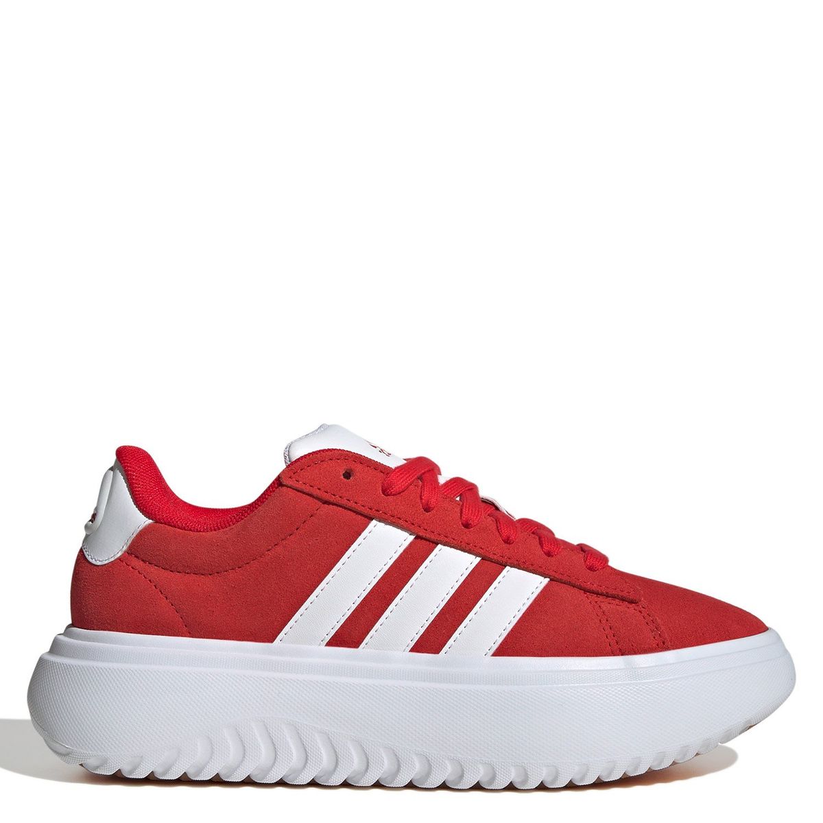 ADIDAS - Grand Court Platform Zapatilla Urbana Mujer Cuero Rojo Adidas