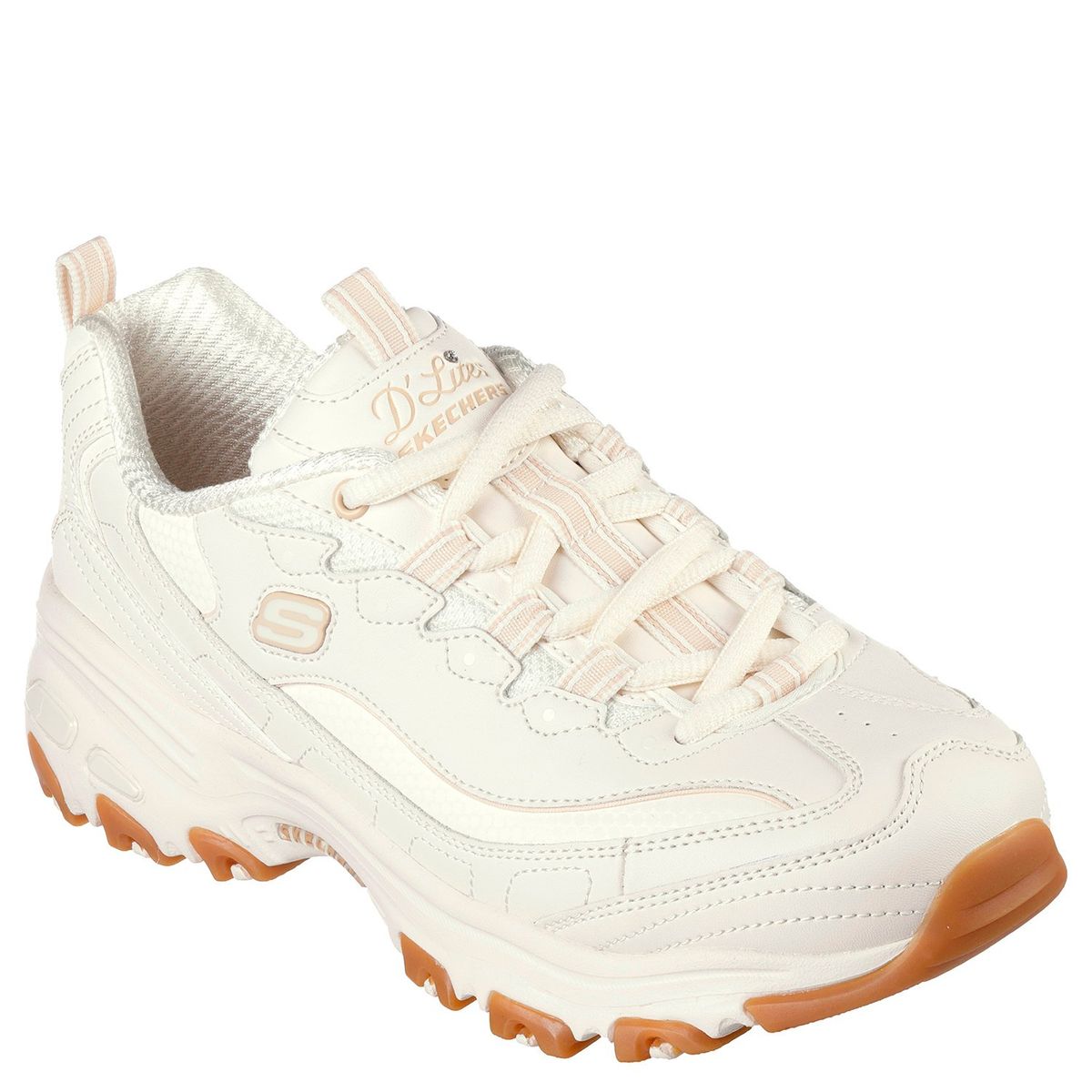 SKECHERS - Zapatilla Urbana Mujer Cuero Blanco Skechers