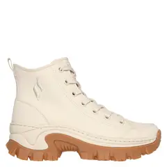 SKECHERS - Botín Mujer Beige
