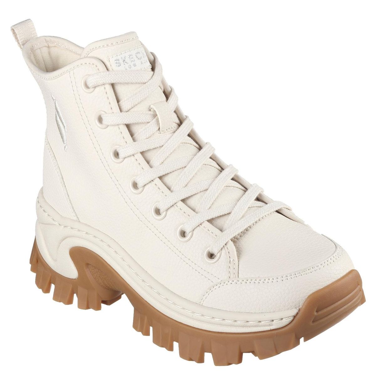 SKECHERS - Botín Mujer Beige Skechers