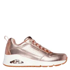SKECHERS - Zapatilla urbana mujer cuero rosado