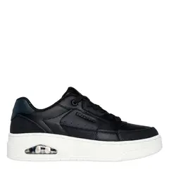 SKECHERS - Zapatilla urbana mujer cuero negro