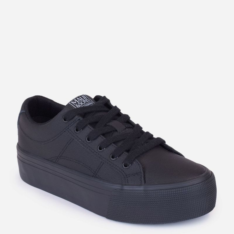 MAUI AND SONS - Zapatilla Escolar Mujer Negro Maui And Sons