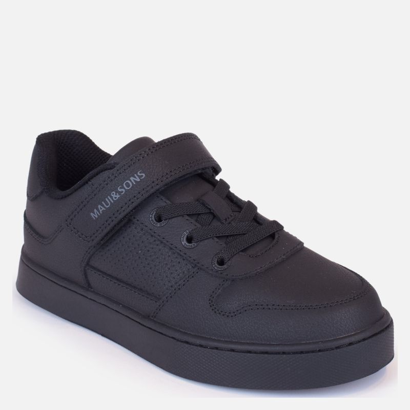 MAUI AND SONS - Zapatilla Escolar Niño Negro (29 a 34) MAUI