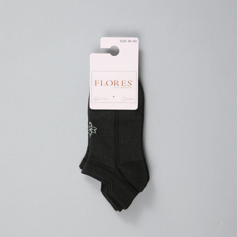 FLORES - Pack De 3 Calcetines Mujer Flores