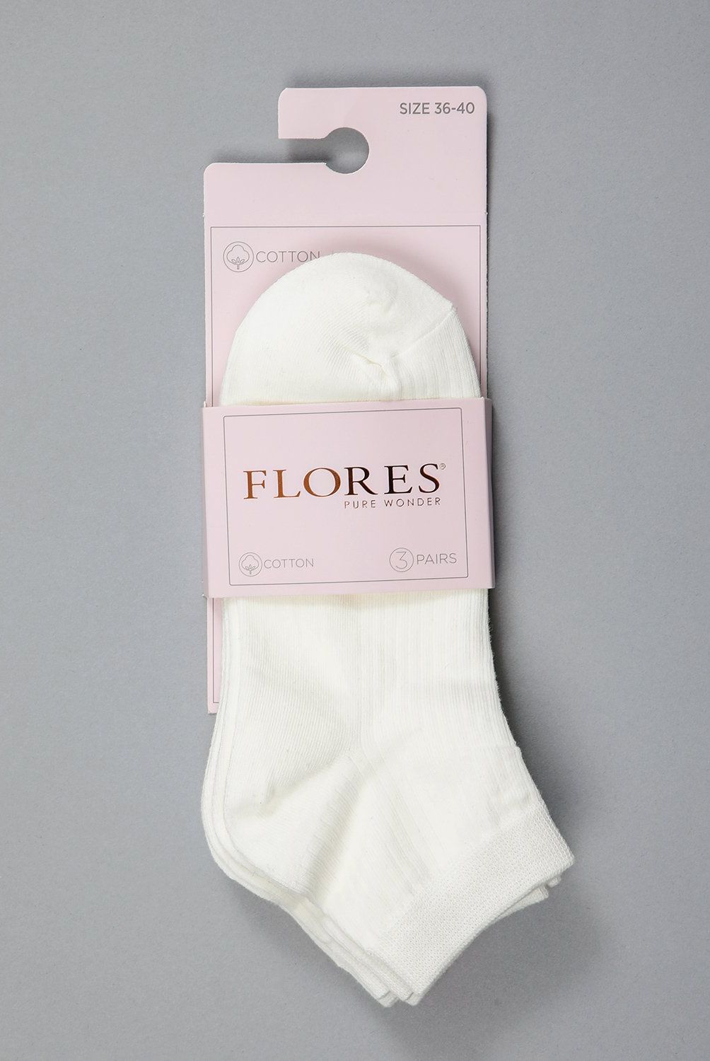 FLORES - Pack De 3 Calcetines Mujer Flores