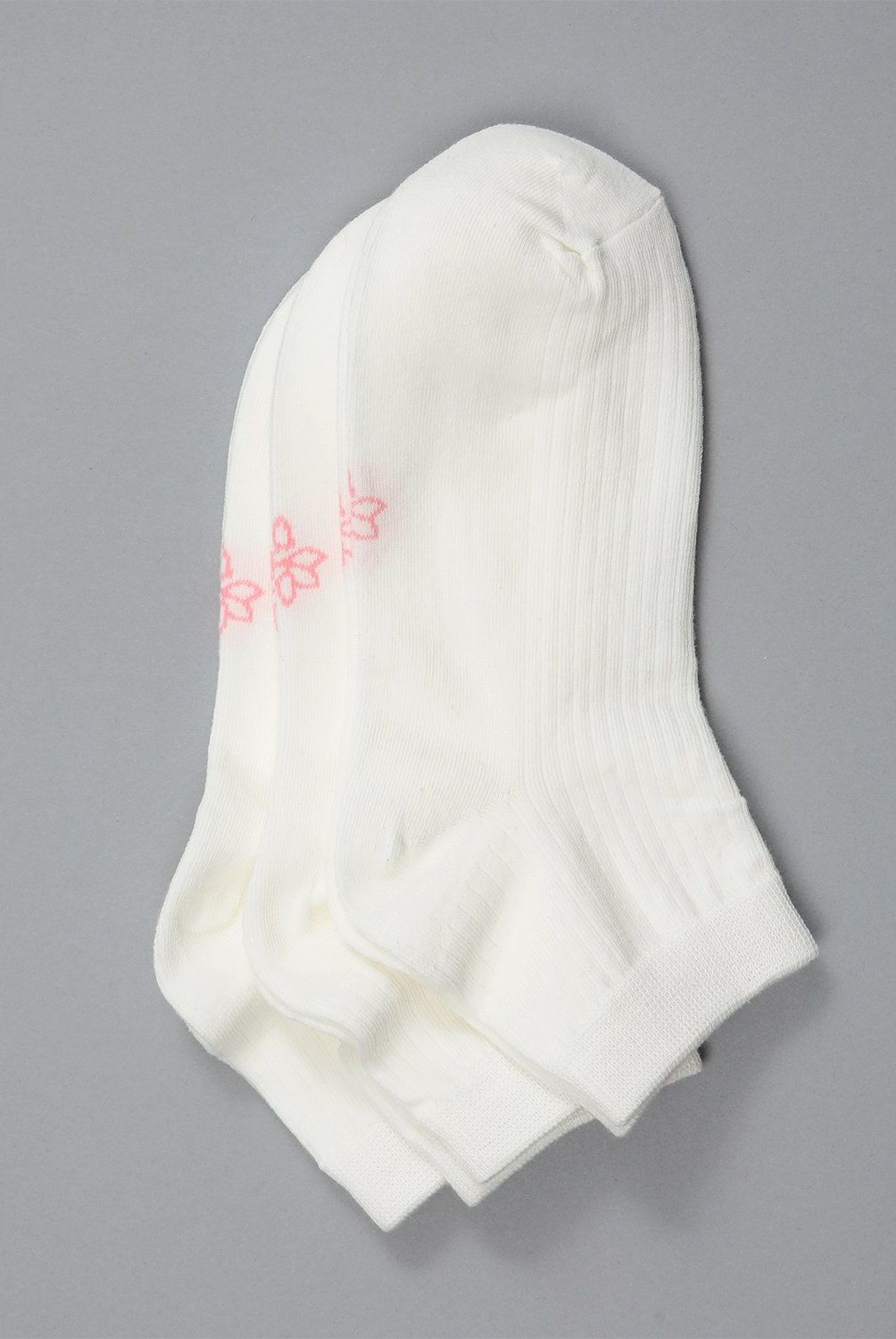 FLORES - Pack De 3 Calcetines Mujer Flores