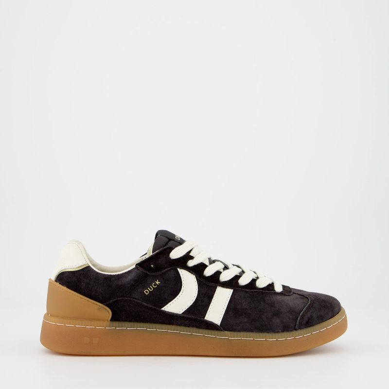 COOLWAY - Duck Zapatilla Urbana Mujer Cuero Negro Coolway