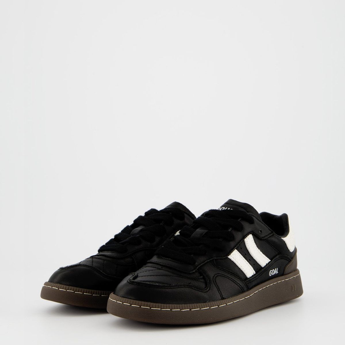 COOLWAY - Goal Abk Zapatilla Urbana Hombre Cuero Negro Coolway