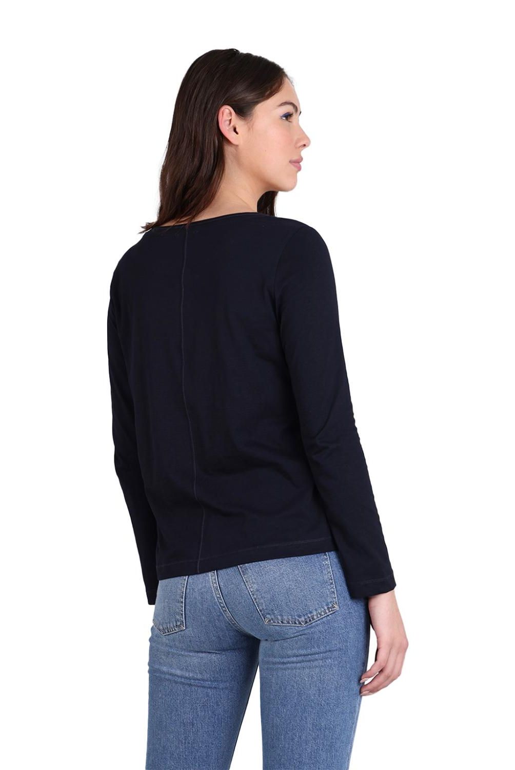 ESPRIT - Polera Manga Larga Algodón Mujer Esprit