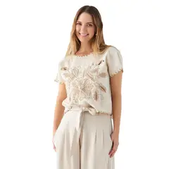 ESPRIT - Blusa Manga Corta Mujer