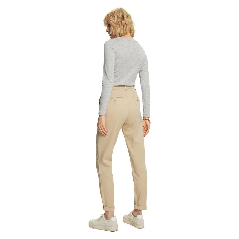 ESPRIT - Pantalón Slim Tiro Medio Mujer Esprit