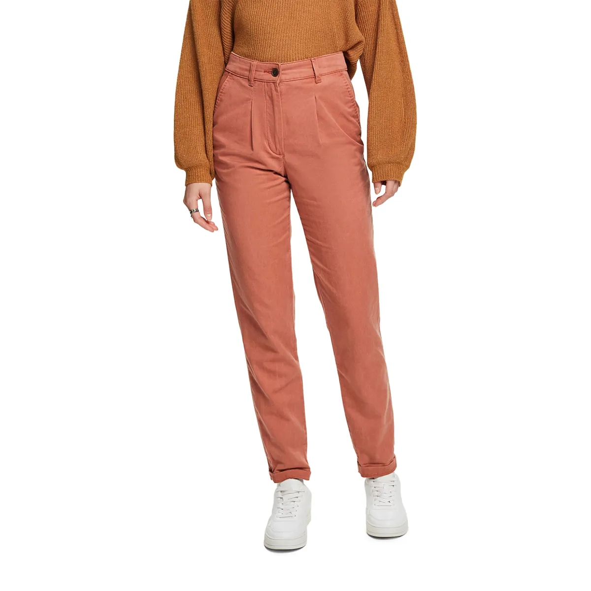 ESPRIT - Pantalón Slim Tiro Medio Mujer Esprit