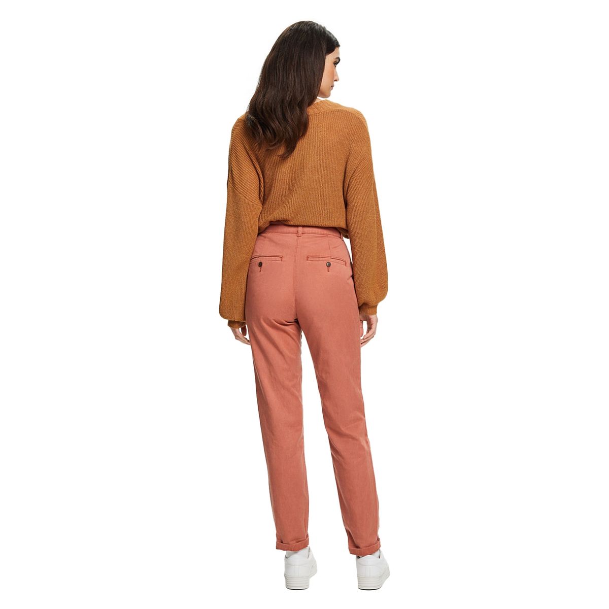 ESPRIT - Pantalón Slim Tiro Medio Mujer Esprit