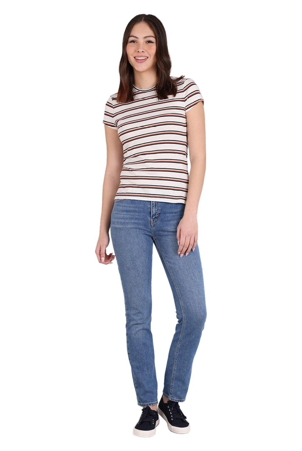 ESPRIT - Polera Manga Corta Algodón Mujer Esprit