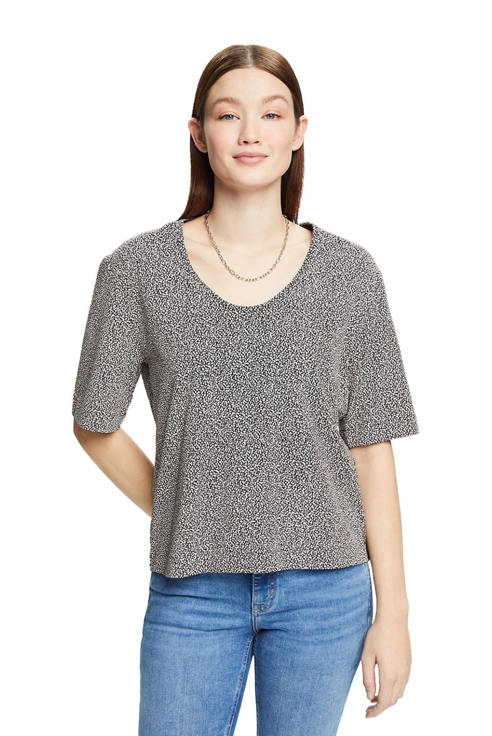 ESPRIT - Polera Manga Corta Algodón Mujer Esprit