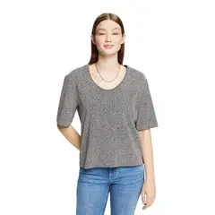 ESPRIT - Polera Manga Corta Algodón Mujer