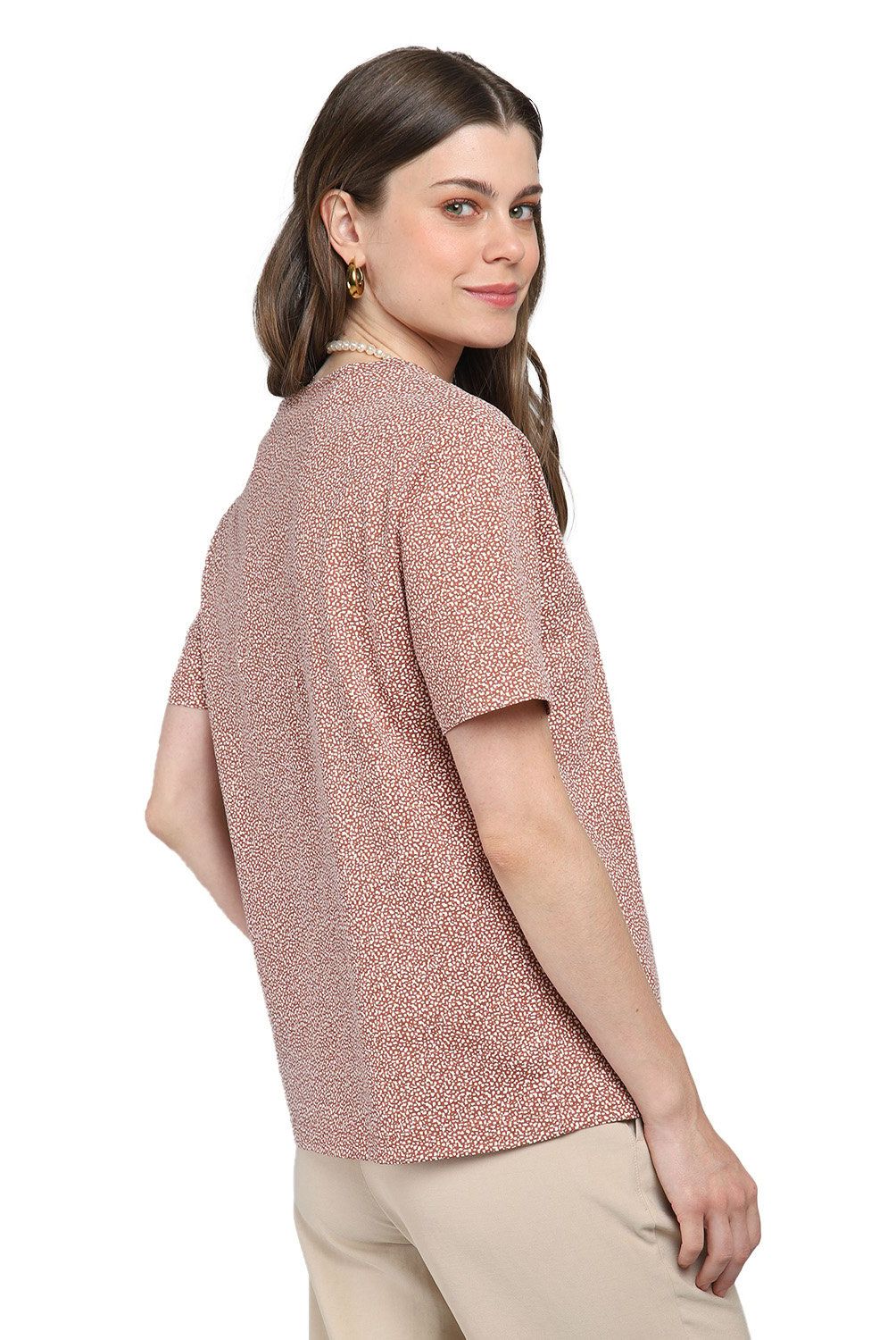 ESPRIT - Polera Manga Corta Algodón Mujer Esprit
