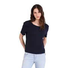 ESPRIT - Polera Manga Corta Algodón Mujer