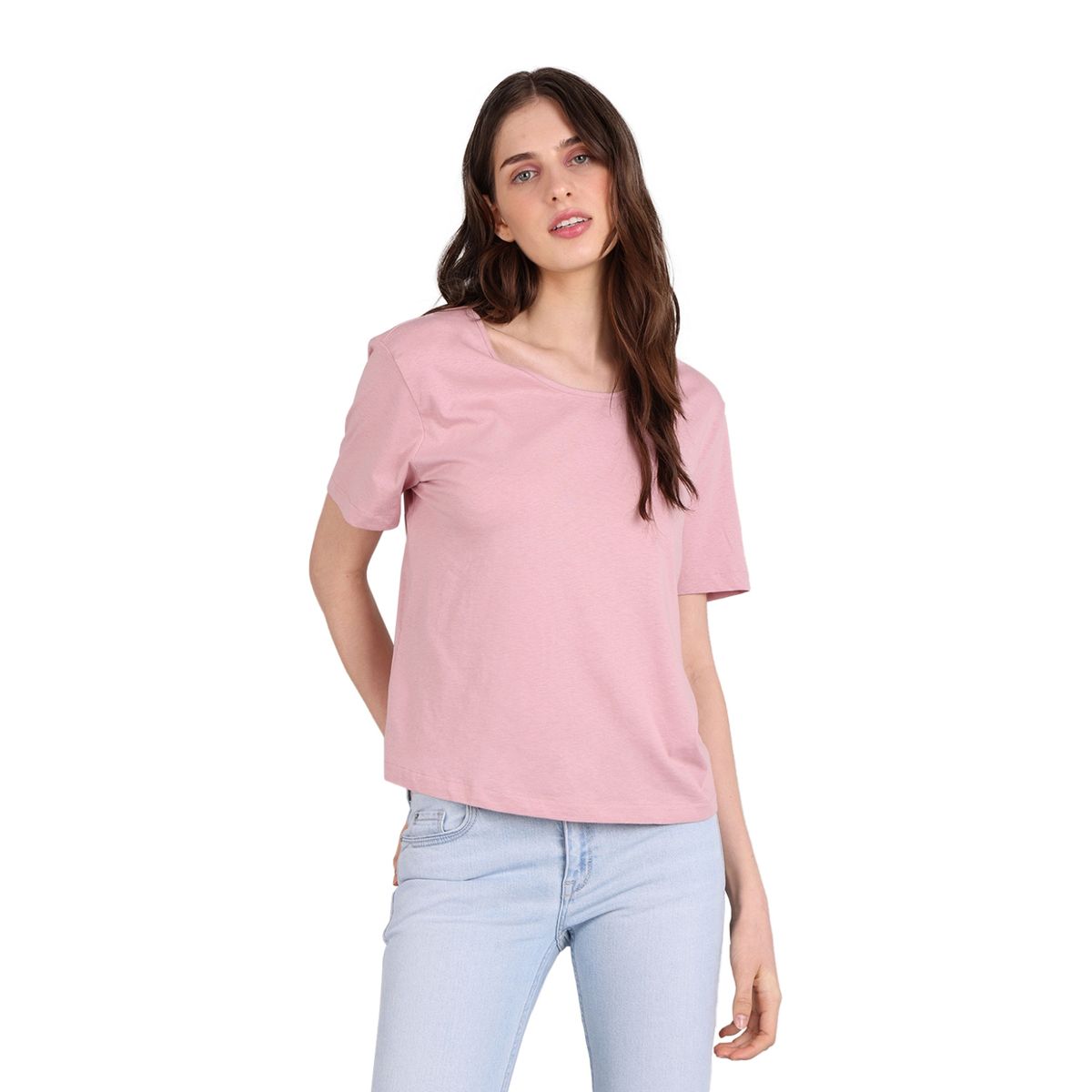 ESPRIT - Polera Manga Corta Algodón Mujer Esprit