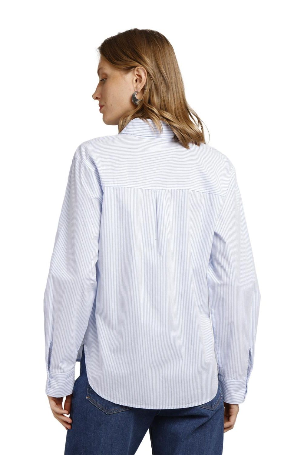 ESPRIT - Blusa Manga Larga Algodón Mujer Esprit