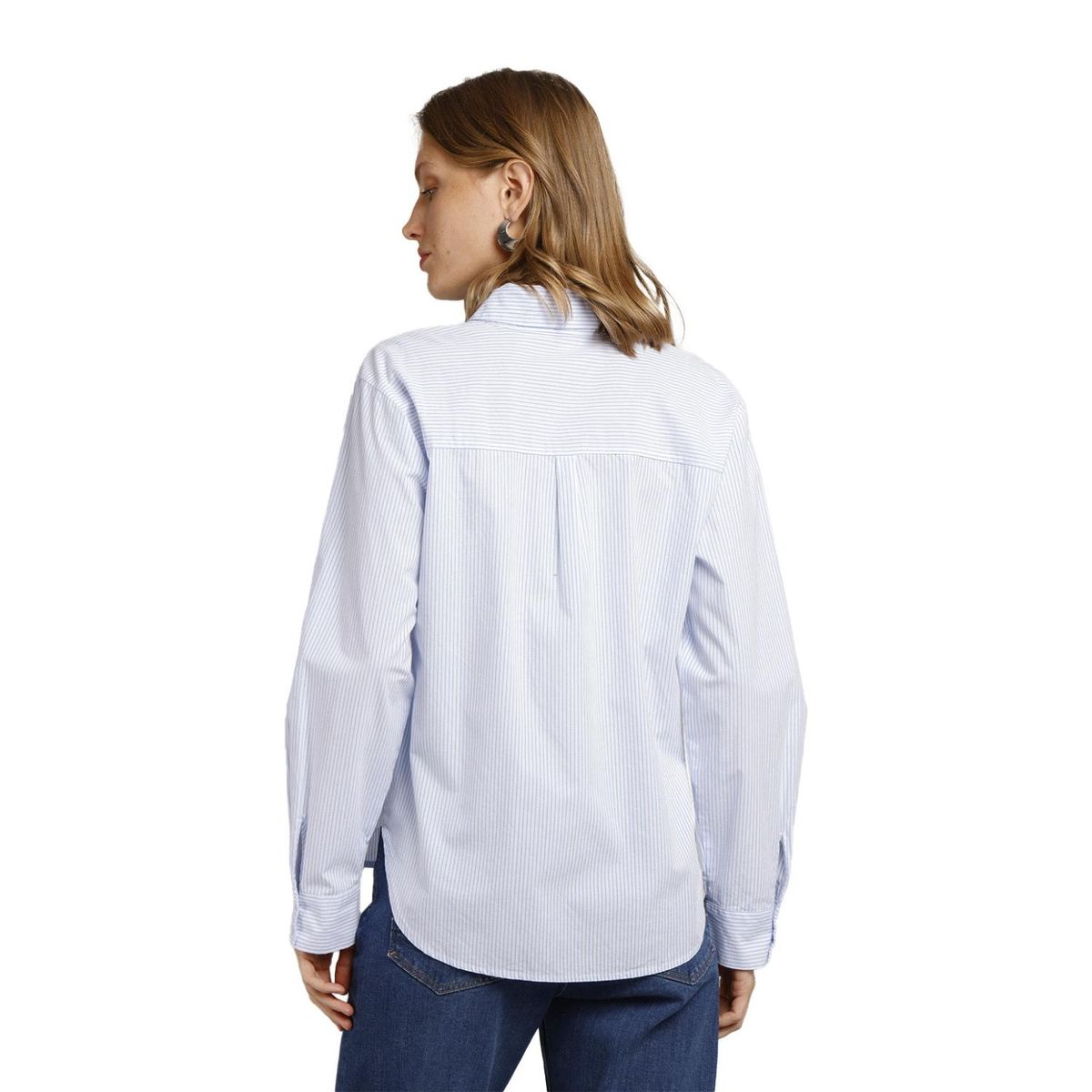 ESPRIT - Blusa Manga Larga Algodón Mujer Esprit