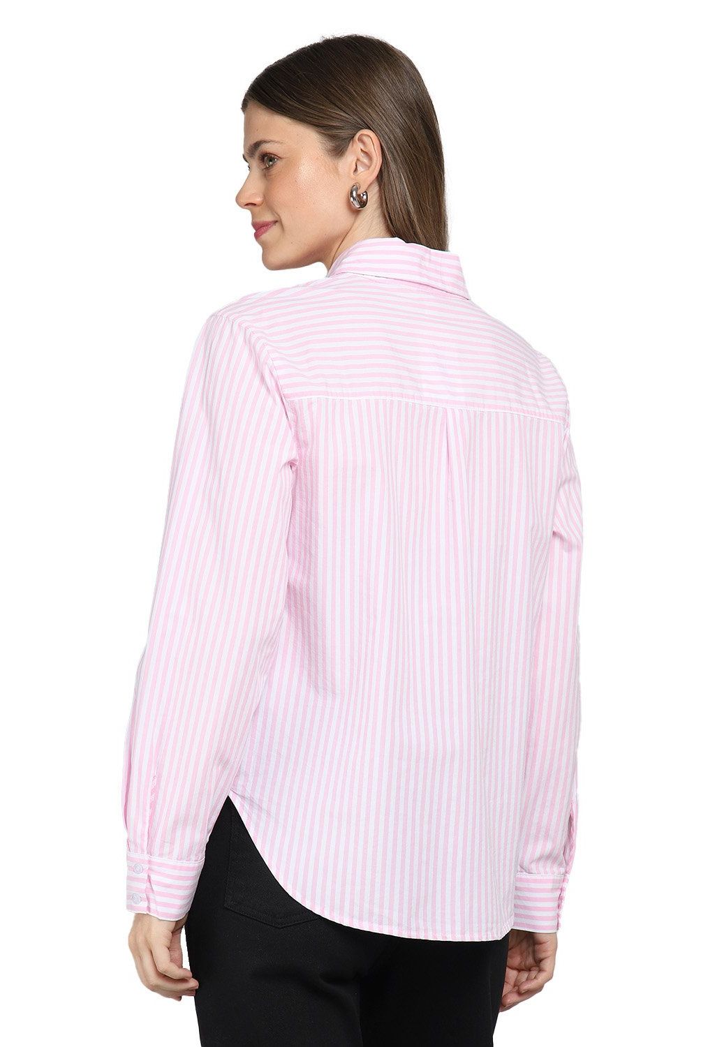 ESPRIT - Blusa Manga Larga Algodón Mujer Esprit