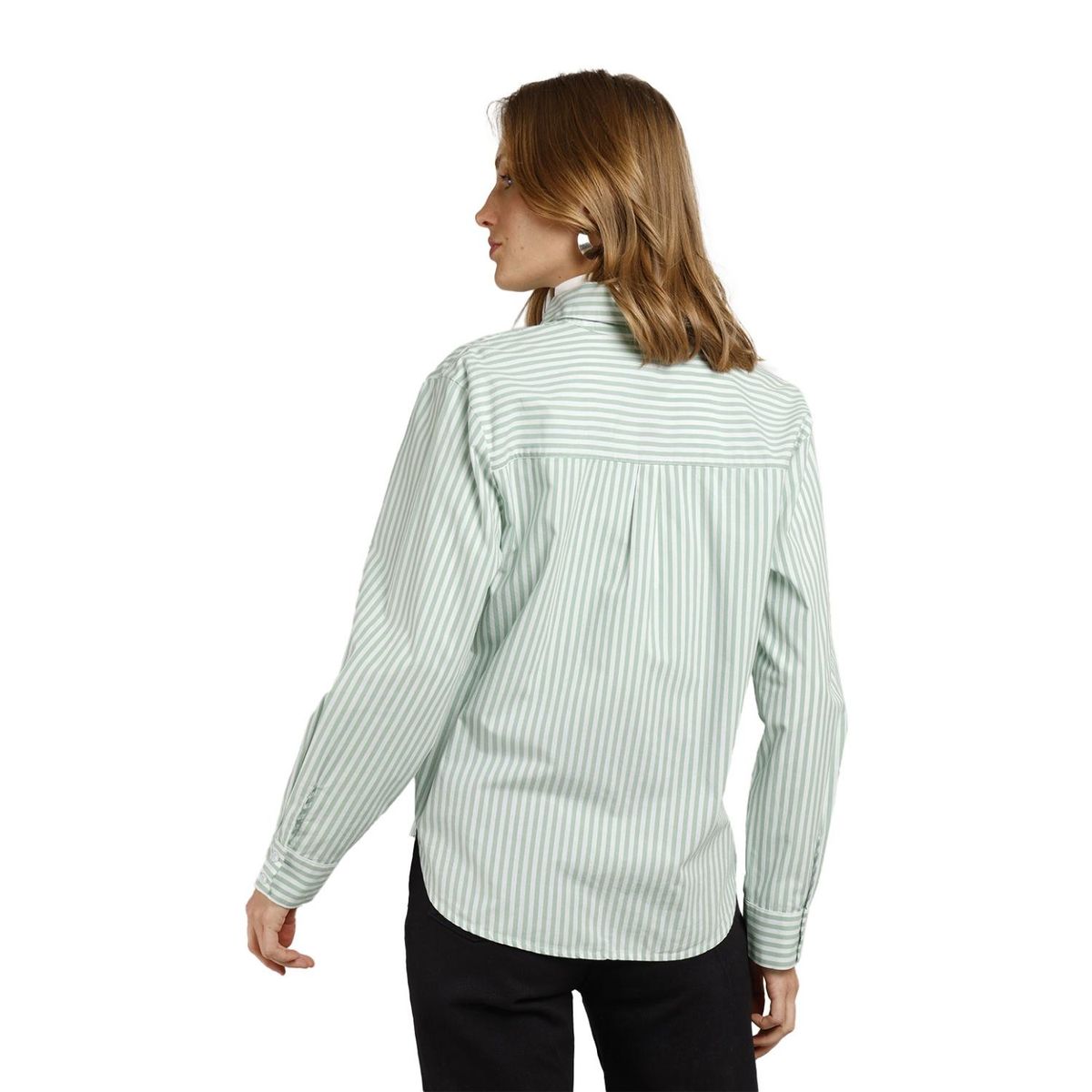 ESPRIT - Blusa Manga Larga Algodón Mujer Esprit