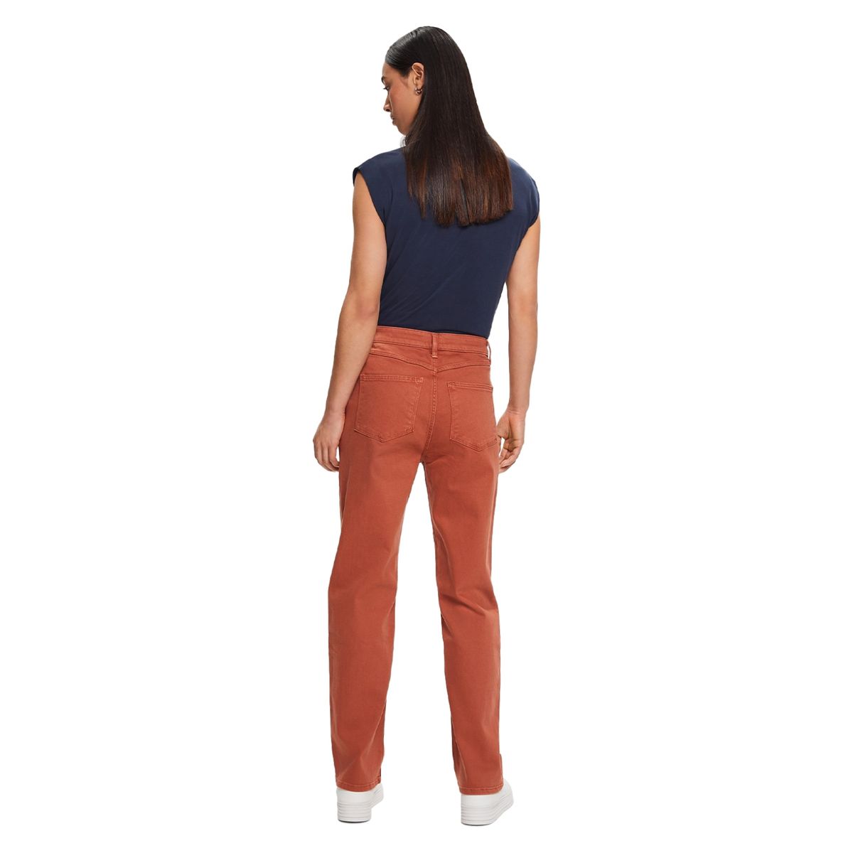 ESPRIT - Pantalón Slim Tiro Medio Mujer Esprit