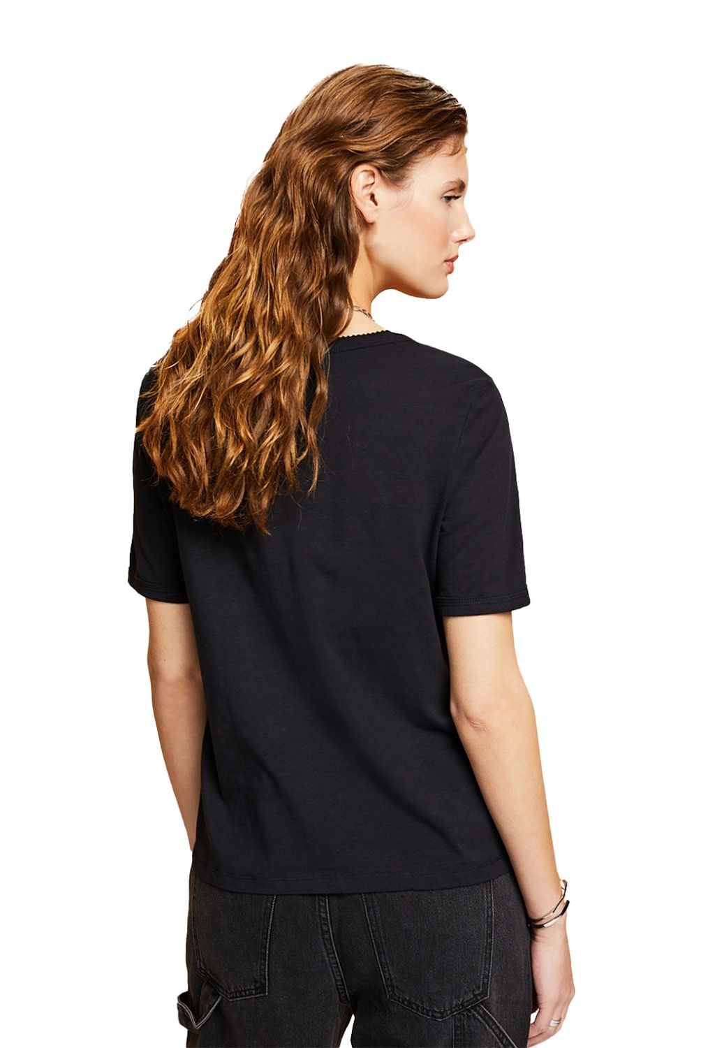 ESPRIT - Polera Manga Corta Algodón Mujer Esprit