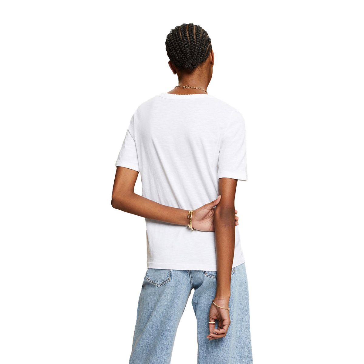 ESPRIT - Polera Manga Corta Algodón Mujer Esprit