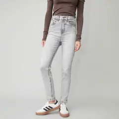 AMERICANINO - Jeans Skinny Tiro Alto Mujer Algodón