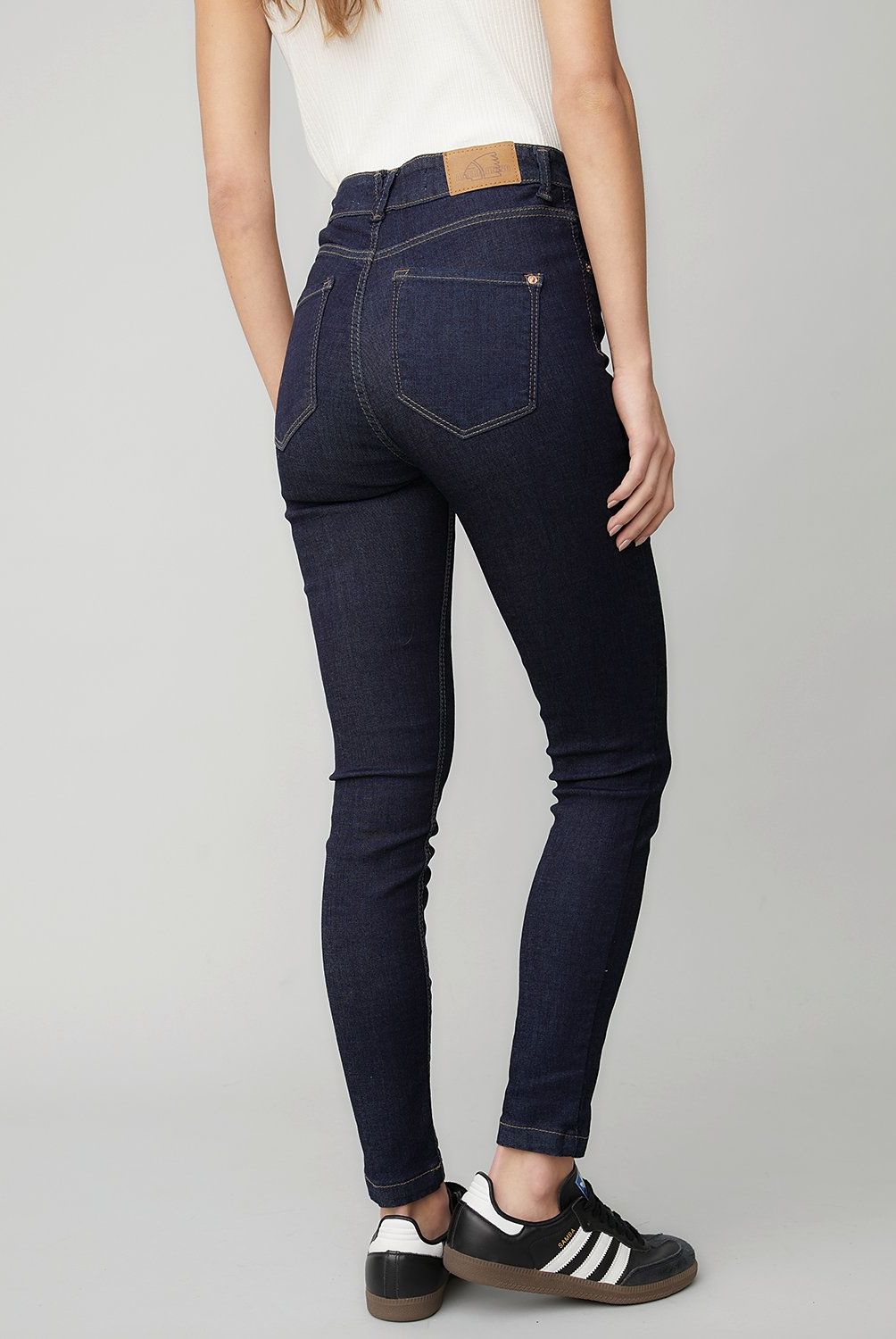 AMERICANINO - Jeans Americanino Skinny Tiro Alto Mujer Azul Marino