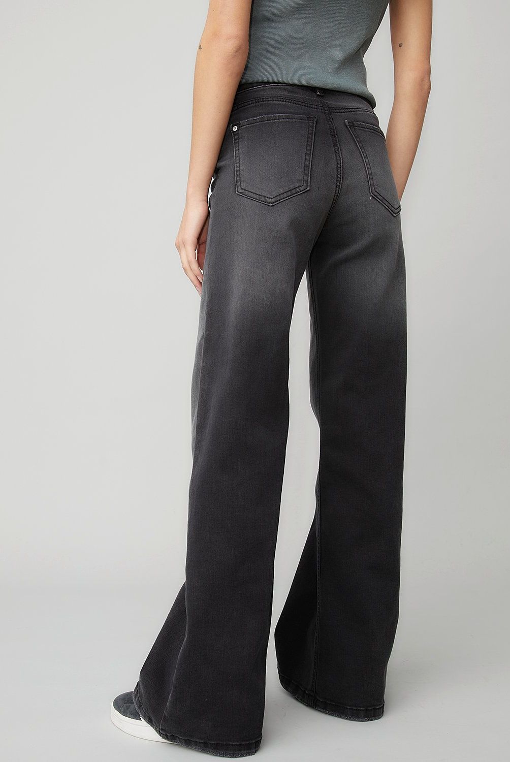 AMERICANINO - Jeans Wide Leg Tiro Medio Mujer Americanino