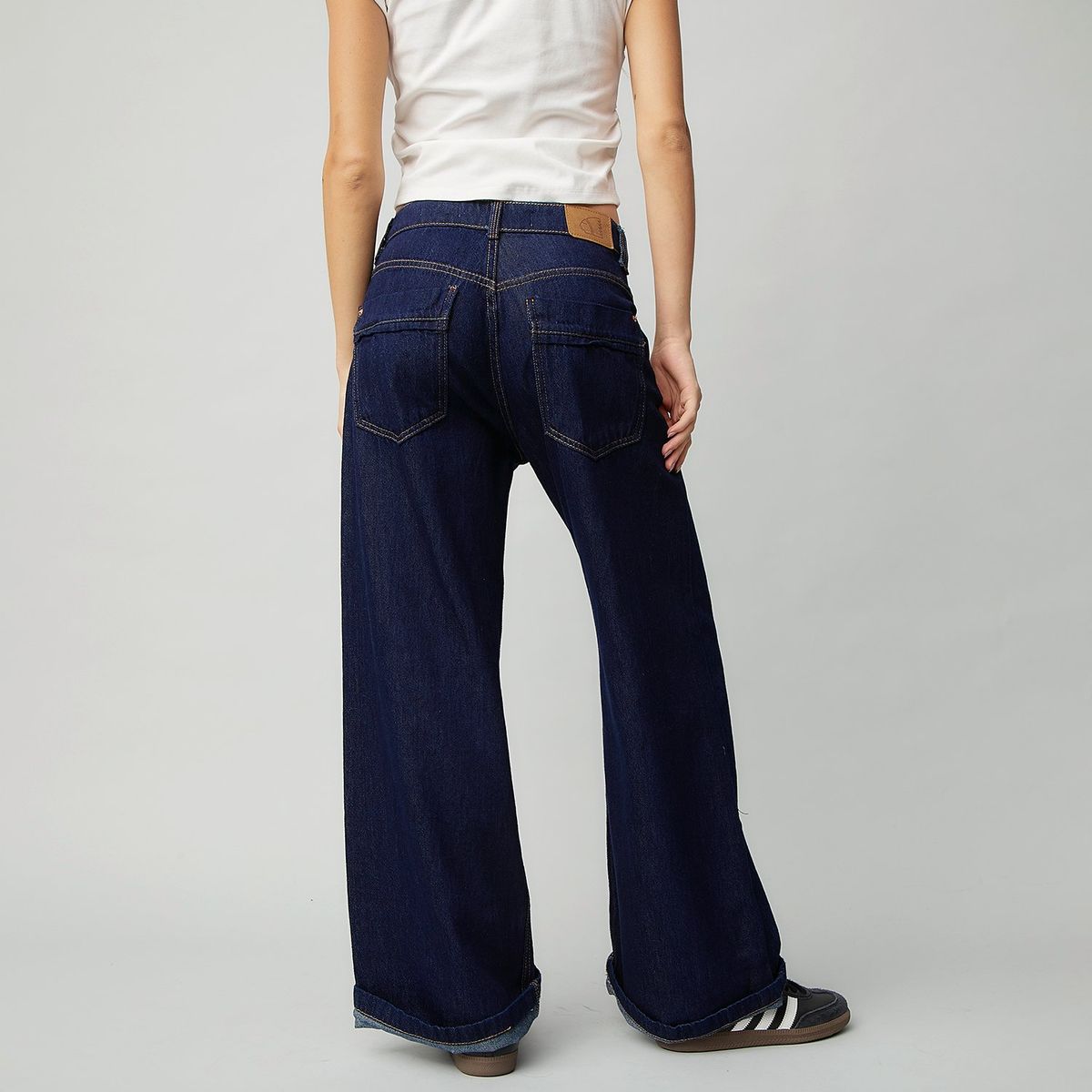AMERICANINO - Jeans Americanino Baggy Tiro Medio Mujer Algodón