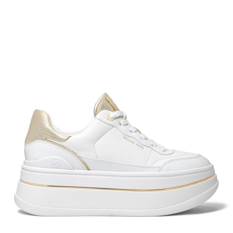 MICHAEL KORS - Zapatilla Urbana Mujer Cuero Dorado Michael Kors