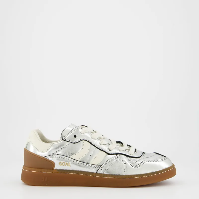 COOLWAY - Goal Zapatilla Urbana Mujer Cuero Gris Coolway