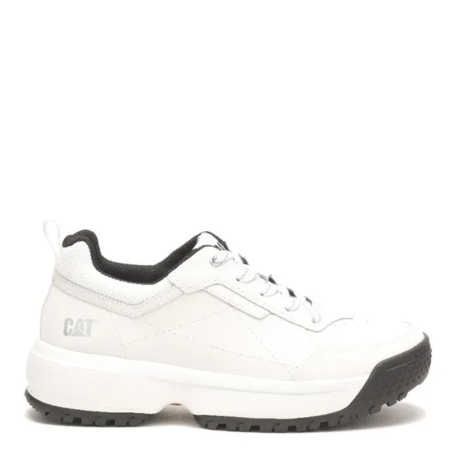 CAT - Zapatilla Urbana Mujer Cuero Blanco Cat