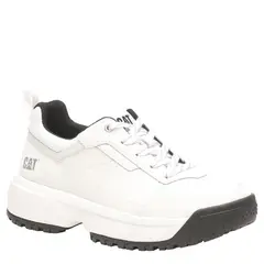 CAT - Zapatilla Urbana Mujer Cuero Blanco