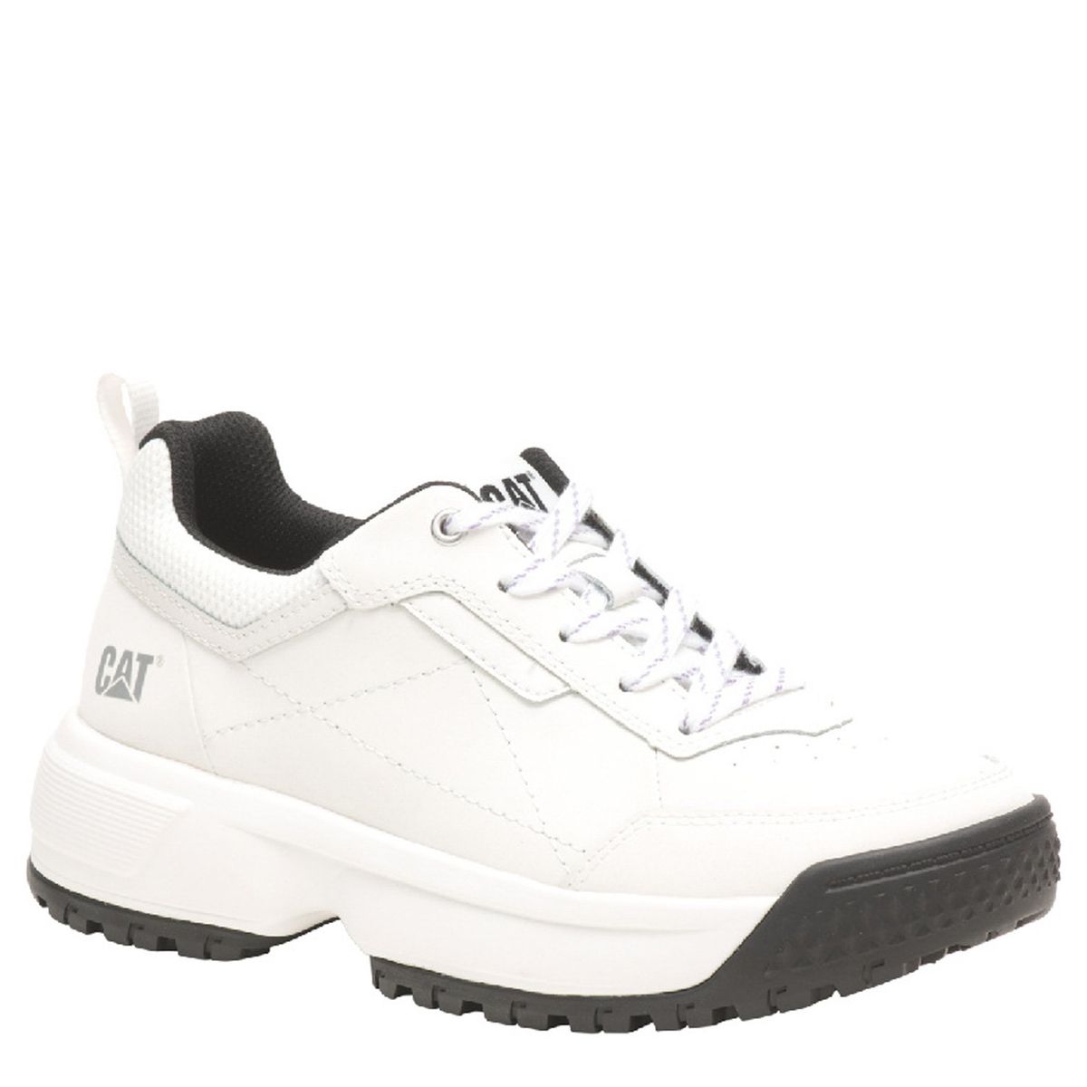 CAT - Zapatilla Urbana Mujer Cuero Blanco Cat