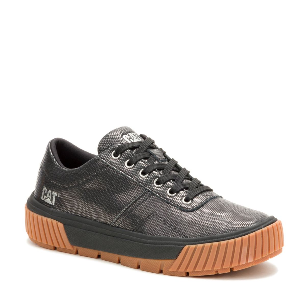 CAT - Zapatilla Urbana Mujer Cuero Negro Cat