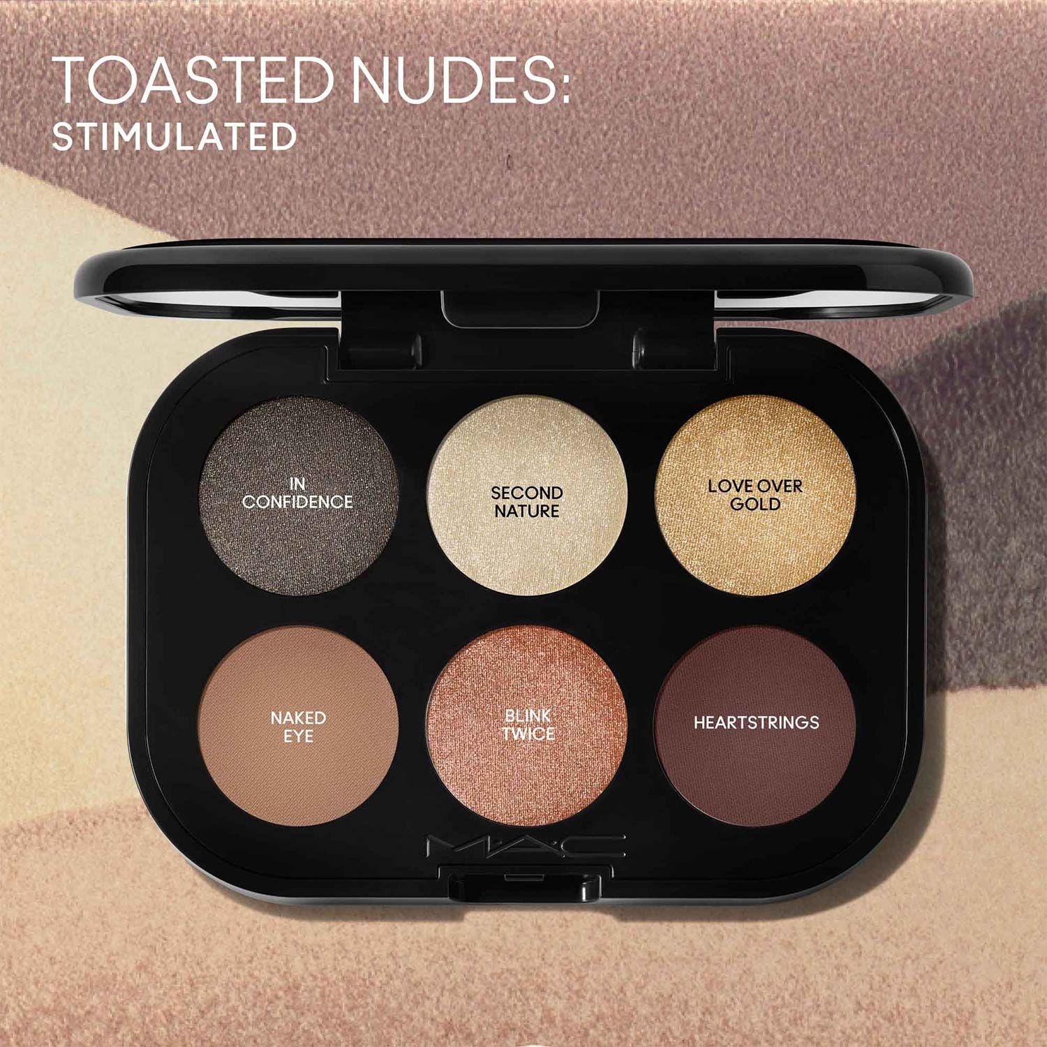 MAC Paleta De Sombras Connect In Colour Eye Shadow Palette: Nude