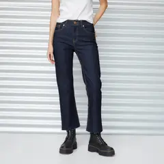 AMERICANINO - Jeans Crop Fit Tiro Medio Mujer
