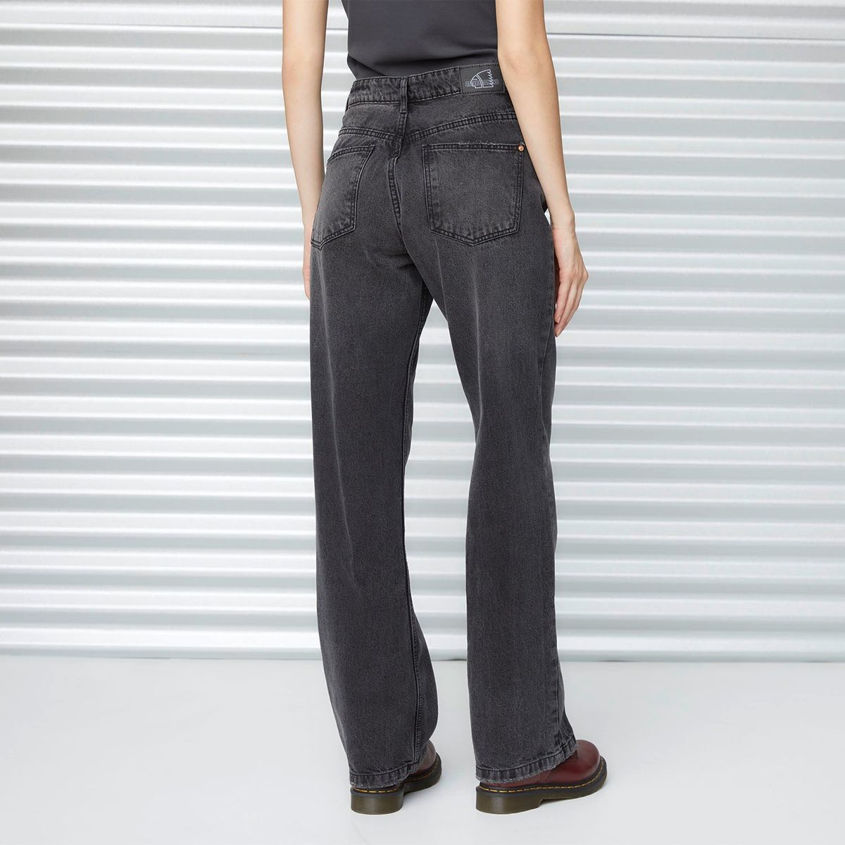 AMERICANINO - Jeans Straight Tiro Medio Mujer Americanino