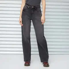 AMERICANINO - Jeans Straight Tiro Medio Mujer