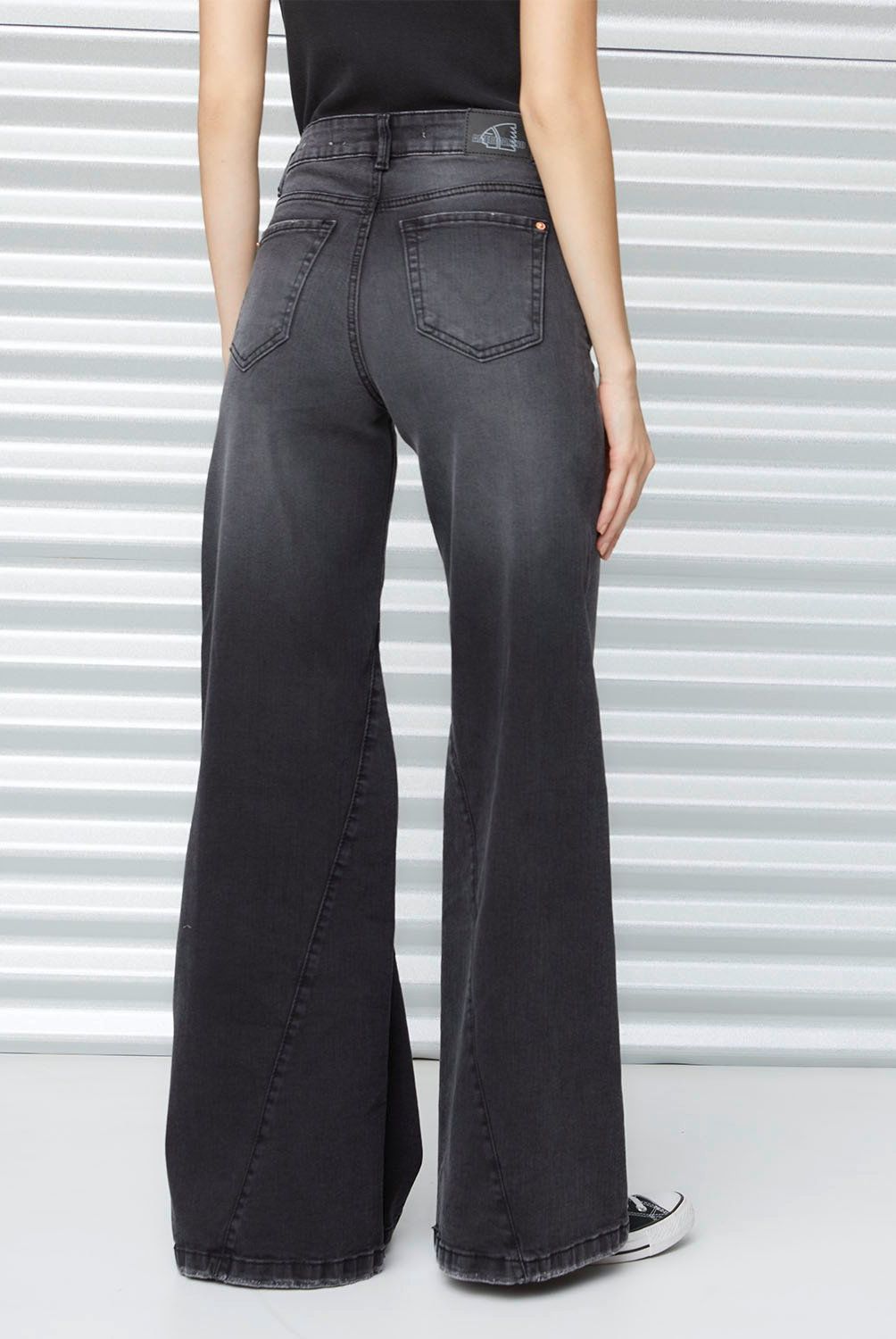 AMERICANINO - Jeans Wide Leg Tiro Medio Mujer Americanino