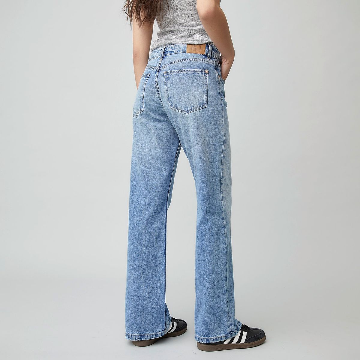 AMERICANINO - Jeans Straight Tiro Medio Mujer Americanino