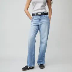 AMERICANINO - Jeans Straight Tiro Medio Mujer